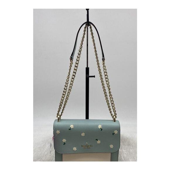 Kate Spade Remi Daisy Embroidered Chain Crossbody Bag - Picture 1 of 6